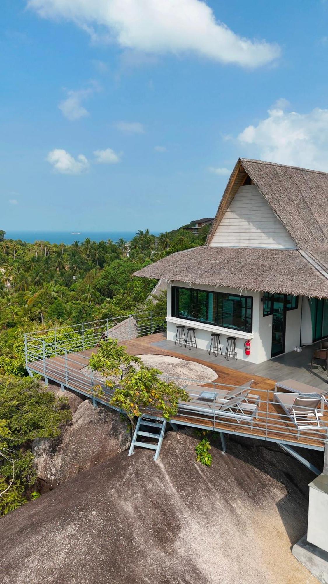 Villa On The Rock - 360 Bay View Thong Sala Exteriér fotografie